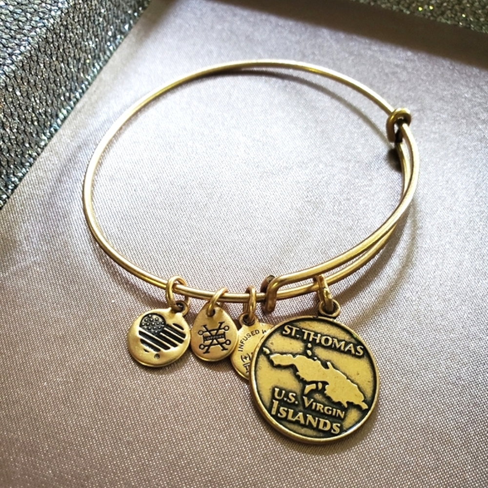 Alex and Ani St. Thomas Virgin Island Bangle Bracelet